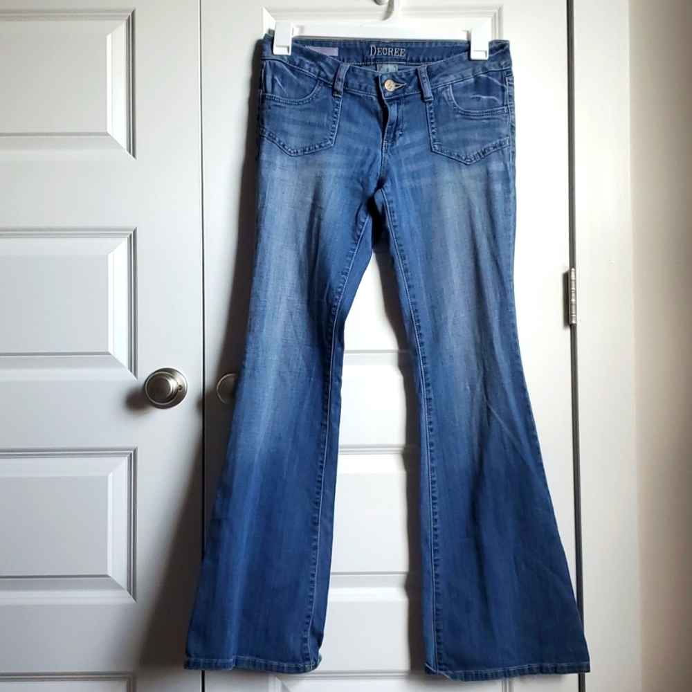 Decree Blue Flare & Wide Leg Jeans